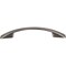 Jeffrey Alexander 96 mm Center-to-Center Brushed Pewter Flared Regan Cabinet Pull 847-96BNBDL - alternate 3